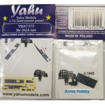 Yahu Models YMA7375 Me 262A late: Tablica przyrządów (1:72)
