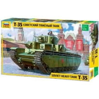 Zvezda 3667 Soviet Heavy Tank T-35 (1:35)