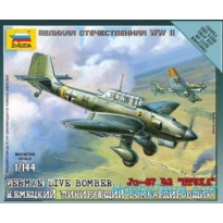 Zvezda 6123 German Dive Bomber Ju-87 B2 "Stuka" (1:144)