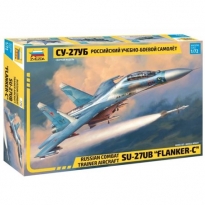 Zvezda 7294 Russian Combat Trainer Aircraft Su-27UB "Flanker-C" (1:72)