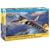 Zvezda 7312 Soviet Attack Aircraft Su-25 "Frogfoot" (NOWE FORMY) (1:72)