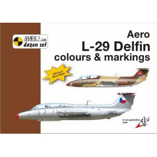 Mark 1 MKD144007 Aero L-29 Delfin Colour and markings and decals (1:144)