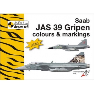 Mark 1 MKD144012 Saab JAS 39 Gripen Colour and markings and decals (1:144)
