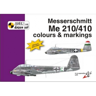 Mark 1 MKD48010 Messerschmitt Me 210/410 Colour and markings and decals (1:48)