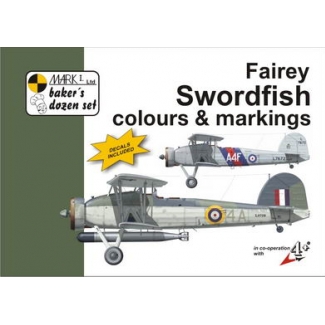 Mark 1 MKD48013 Fairey Swordfish Colour and markings and decals (1:48)