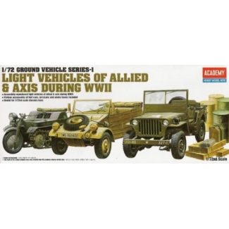 Academy 13416 Light Vehicles of Allied & Axis During WWII (1:72)