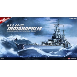 Academy 14107 U.S.S CA-35 Indianapolis (1:350)