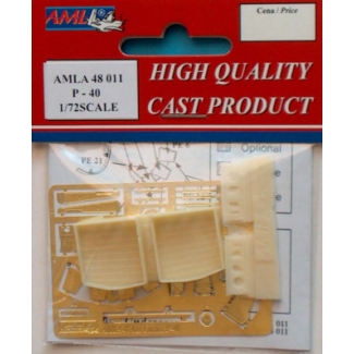 AML A48011 Curtiss P-40B,C,E,M,N: Wheel well set (1:48)