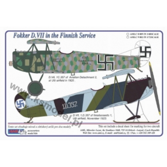 AML C9002 Fokker D.VII in the Finnish Service (1:72)