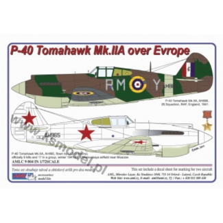 AML C9004 Curtiss P-40B & P-40 Tomahawk Mk.IIA over Evrope / 2 decal versions (1:72)