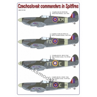 Czechoslovak commanders in the Spitfire (1:32)