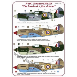 AML D72034 P-40C,Tomahavk Mk.IIB Thomahawk´s first victories (1:72)