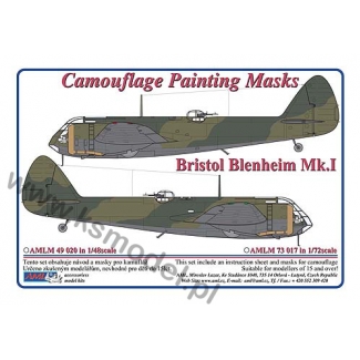AML M49020 Bristol Blenheim Mk.I - Camouflage Painting Masks (1:48)