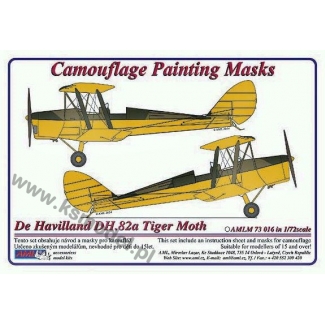 AML M73016 De Havilland DH.82a - Camouflage Painting Masks (1:72)