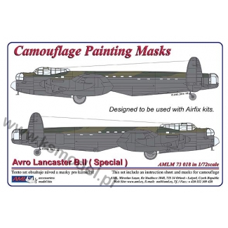 AML M73018 Avro Lancaster B.II (Special) - Camouflage Painting Masks (1:72)