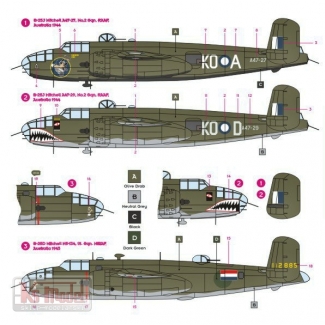 DK Decals 48002 B-25 Mitchell in RAAF and NEIAF service (1:48)