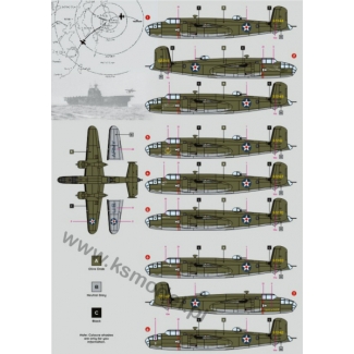 DK Decals 72006 B-25B Mitchell Doolittle Raiders (1:72)