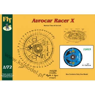 Avrocar Racer X  Zodiaco Jet (1:72)