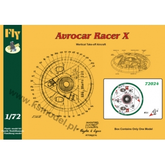 Avrocar Racer X  4+ (1:72)