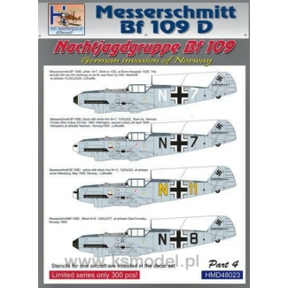 Bf 109D Invasion to Norway, NJGr Bf 109, Pt.4 (1:48)