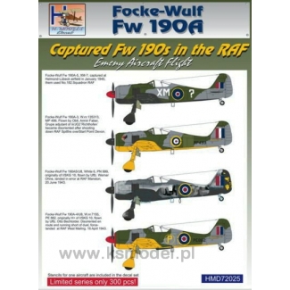 Captured Fw 190As in RAF (1:72)