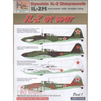 Ilyushin Il-2M (two-seater w. straight wing) At War, Pt.1 (1:72)