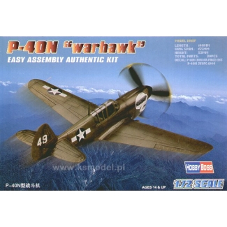 Hobby Boss 80252 P-40N Warhawk Easy Assembly (1:72)