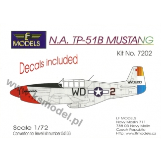 N.A.TP-51B Mustang: Konwersja (1:72)