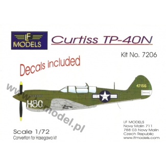Curtiss TP-40N: Konwersja (1:72)