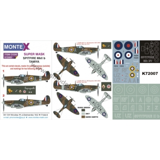 Super Mask K72007 Supermarine Spitfire Mk.IIb (1:72)