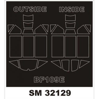 Mini Mask SM32129 Bf 109E4/7 (1:32)