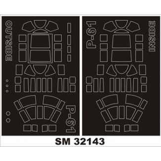 Mini Mask SM32143 P-61 Black Widow (1:32)