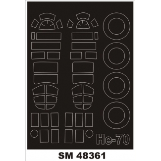 Mini Mask SM48361 He 70 (1:48)