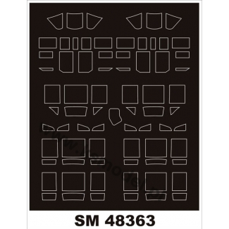 Mini Mask SM48363 Ił-2m3 (1:48)