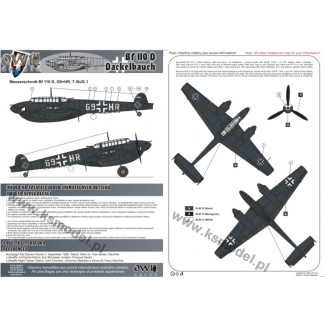 OWL D32011 Messerschmitt Bf 110 D Dackelbauch (1:32)