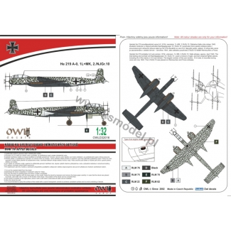 OWL D32016 He 219 A-0, 1L+MK, 2./NJGr.10 (1:32)