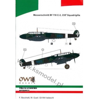 OWL D48017US Messerschmitt Bf 110 C-3, 235. Squadrigilia (1:48)