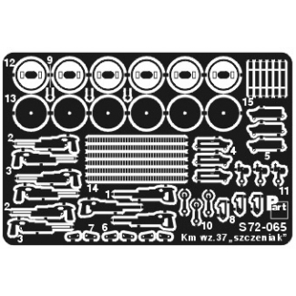 Part S72065 Karabin maszynowy wz.37 "Szczeniak" (1:72)