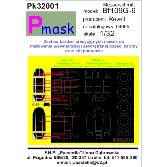 Messerschmitt Bf109G-6: Maska (1:32)