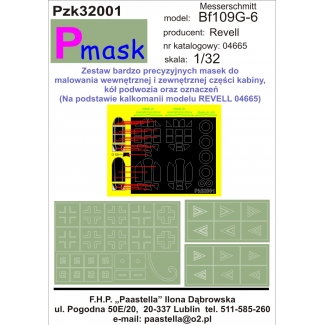 Messerschmitt Bf109G-6: Maska (1:32)