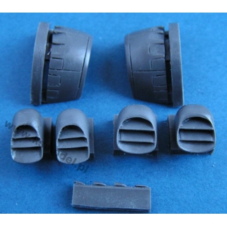 Sea Harrier FRS.1: Starboard intake and exhaust nozzle (1:72)