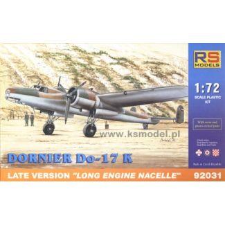 RS models 92031 Dornier Do 17 K (1:72)