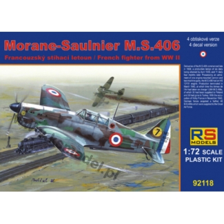 RS models 92118 Morane-Saulnier M.S.406 France 1940 (1:72)