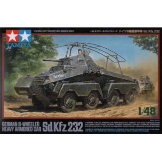 Tamiya 32574 German 8-Wheeled Heavy Armored Car Sd.Kfz.232 (1:48)