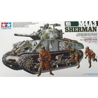 Tamiya 35251 U.S. Medium Tank M4A3 Sherman 105mm Howitzer (1:35)