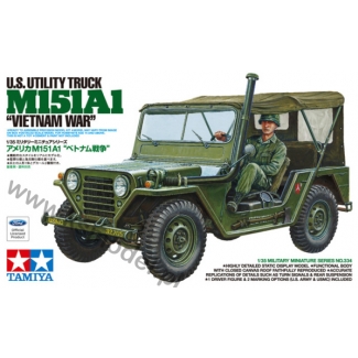 Tamiya 35334 U.S. Utility Truck M151A1 "Vietnam War" (1:35)