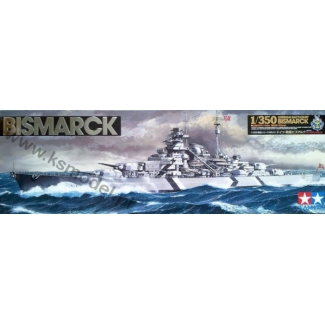 Tamiya 78013 German Battleship Bismarck (1:350)