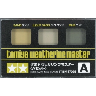 Tamiya 87079 Weathering Master A Set (Sand, Light Sand & Mud)