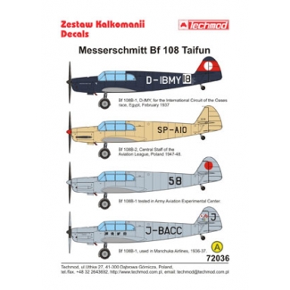 Messerschmitt Bf 108 Taifun (1:72)