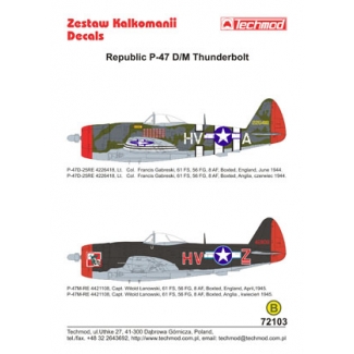 Republic P-47D/M Thunderbolt (1:72)